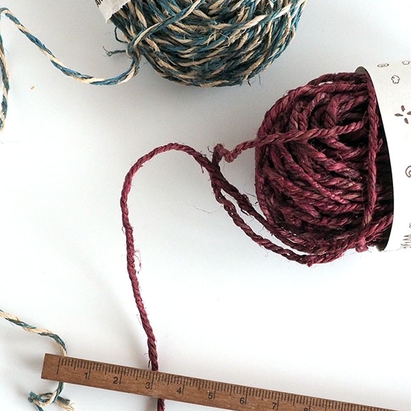 ヘンプ糸玉　5セット★送料込 自然な色合いと質感を持つナチュラルダイヘンプ麻糸ボール玉25gです