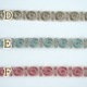 1cm幅 インドラメリボン リボンブレード 刺繍リボン アクセサリーパーツ 手芸用リボンブレード ピアスパーツ 営業日即日発送 [ワールデザインbistarai]