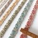 1cm幅 インドラメリボン リボンブレード 刺繍リボン アクセサリーパーツ 手芸用リボンブレード ピアスパーツ 営業日即日発送 [ワールデザインbistarai]
