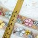 2.2cm幅 チュール刺繍リボン 花柄 刺繍レース フラワー刺繍 チュールレース インド刺繍リボン 花モチーフレーステープ ハンドメイド資材 ヘアアクセサリー バッグ衣装 装飾 手芸材料 営業日即日発送 [ワールデザインbistarai]