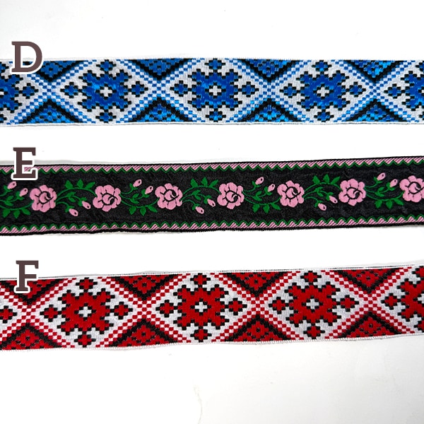 アンティーク ロマンティックコットン刺繍 リボンレース 蝶柄 丸型ワッペン24枚 ウクライナから長年輸入し続けている伝統工芸の手芸用リボンです