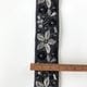 約3cm幅 花柄モノトーンカラー インドリボン 刺繍レース チュールリボンブレード卸販売 アパレル手芸資材BtoB 営業日即日発送[ワールデザインbistarai]