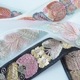 3.5cm幅 レトロ花柄 刺繍リボン インドリボン ショルダーストラップ 手芸用テープ インド刺繍リボン最安値 営業日即日発送 [ワールデザインbistarai]