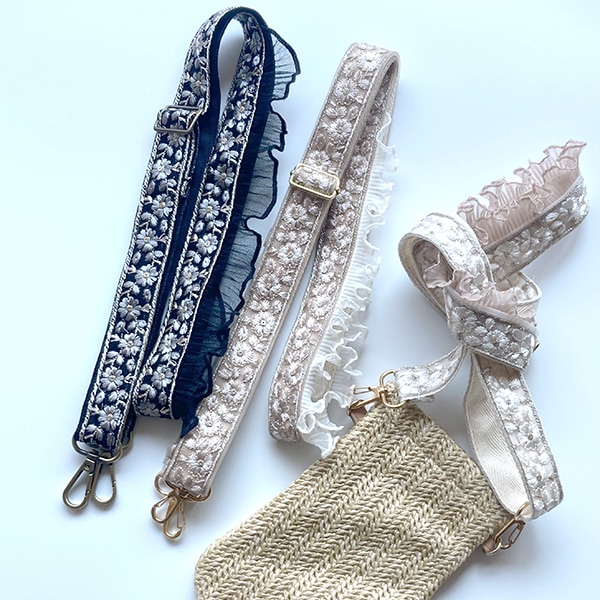 2.5cm幅 モノトーン大人シックカラー 細幅インド刺繍リボン インドリボン最安値 チュールリボン スパンコール刺繍リボン 営業日即日発送[ワールデザインbistarai]