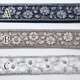 2.5cm幅 モノトーン大人シックカラー 細幅インド刺繍リボン インドリボン最安値 チュールリボン スパンコール刺繍リボン 営業日即日発送[ワールデザインbistarai]