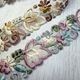 約3cm幅  立体 フラワー刺繍レース 50cm単位 切り売り 花柄 ケミカルレース 刺繍レース 幅広 レーステープ バッグストラップ スマホショルダー カチューシャ ヘアアクセサリー ブライダル ハンドメイド 手芸用リボン販売   営業日即日発送 [ワールデザインbistarai]