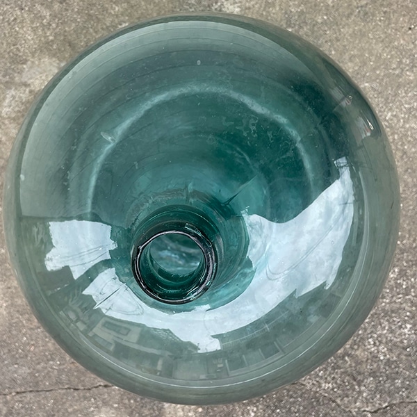 一輪挿し オブジェレア物デミジョンボトル 大瓶 泡ガラス酒瓶 レトロ