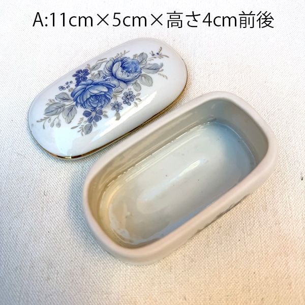 ポルトガル買付 ヨーロッパリモージュボックス アンティーク ピルケース  ヨーロッパ 花柄 小物入れ フランス ヴィンテージ 陶器 蚤の市 一点もの コレクション   蚤の市買い付け 営業日即日発送[ワールデザインbistarai]