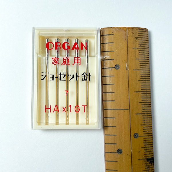 日本買付品 昭和レトロ　デットストック　手芸用品 ミシン用品 ジョーゼット針 ミシン針 ORGAN オルガン 裁縫用品 手芸用品 営業日即日発送 [ワールデザインbistarai]