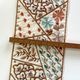 9cm幅 幅広インド刺繍リボン 幅広パッチワーク風ブレード 特大幅小花柄刺繍リボン 帯紐和装着物装飾資材 ハンドメイドがま口財布 ポーチ作り 営業日即日発送 [ワールデザインbistarai]