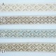 2.5cm幅 スパンコール刺繍チュールレース メッシュネットリボン リボンブレード ショルダーストラップ 営業日即日発送 [ワールデザインbistarai]