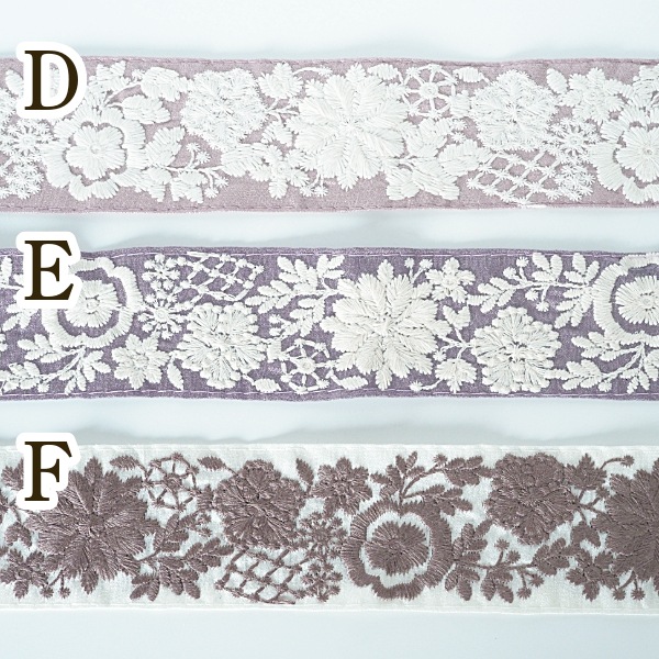 5.5cm幅 一番人気累計8000m販売！ホワイト刺繍インド刺繍リボン ハンドメイドヘアポニーフック資材 花柄刺繍リボンブレード営業日即日発送 