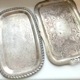 ヨーロッパアンティーク シルバープレート E.P. COPPER FBROGERS SILVER CO刻印入り銀プレートトレイ インテリア雑貨 ウィーン蚤の市買い付け 営業日即日発送  ＜送料無料＞