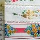 3cm幅前後 希少ポルトガルコットンアンティークチロルテープ 花柄レトロチロリアンテープ フラワー刺繍ヨーロッパ手芸用品 ヴィンテージリボン販売 営業日即日発送