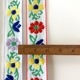 2cm幅 カラフル細幅チロリアンテープ お花刺繍リボン レトロ柄花柄チロルテープ カメラチェーン 手芸用リボン最安値 三重県手芸用品店 営業日即日発送[ワールデザインbistarai]
