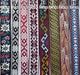 2.5cm幅前後 マーガレット花柄刺繍テープ オルテガ柄ネイティブ模様 ペイズリー柄 チロリアンテープ 手芸用チロルテープ スマホショルダーストラップ 持ち手テープ 営業日即日発送[ワールデザインbistarai]