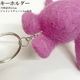 羊毛フェルトゆるかわ系アニマルフェルトキーホルダー ネパール製フェアトレード製品 癒し系 ぬいぐるみ ニードルフェルト人形ストラップ ぬい活 営業日即日発送 