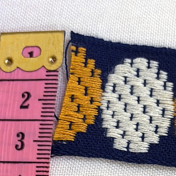 3cm幅 希少フランスデットストックリボン アンティークチロルテープ 北欧風デザインレトロチロリアンテープ ヨーロッパ手芸用品 ヴィンテージリボン販売 営業日即日発送