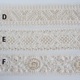5.5cm幅 オフホワイト 生成ナチュラルチュールリボン スパンコール 花柄ボタニカル柄 インド刺繍リボン営業日即日発送 [ワールデザインbistarai]