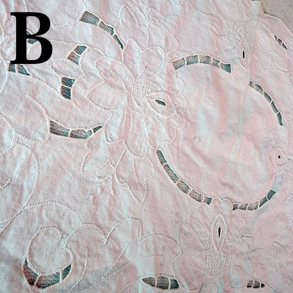 40cm前後 ポルトガル蚤の市買付 ヴィンテージ バテンレース ドイリー テーブルセンター 花瓶コースター  アンティークコットン かぎ針編み タペストリー 営業日即日発送