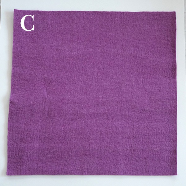 【50×50cm】ウール100％ フェルトシート 特大 羊毛フェルト 厚手 フェルト 生地 カットクロス ハンドメイド 手芸 DIY クラフト バッグ 帽子 インソール マット 工作 営業日即日発送[ワールデザインbistarai]