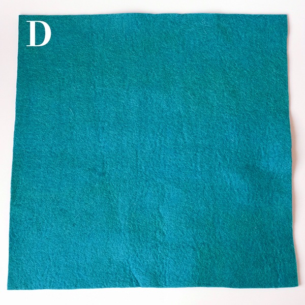 【50×50cm】ウール100％ フェルトシート 特大 羊毛フェルト 厚手 フェルト 生地 カットクロス ハンドメイド 手芸 DIY クラフト バッグ 帽子 インソール マット 工作 営業日即日発送[ワールデザインbistarai]