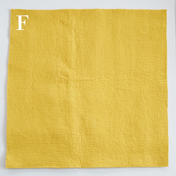 【50×50cm】ウール100％ フェルトシート 特大 羊毛フェルト 厚手 フェルト 生地 カットクロス ハンドメイド 手芸 DIY クラフト バッグ 帽子 インソール マット 工作 営業日即日発送[ワールデザインbistarai]