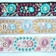 6cm幅 シルク風なめらかインド刺繍花柄リボンブレード ハンドメイドショルダーストラップカメラチェーン持ち手資材販売   幅広手芸用リボン最安値 花柄チロリアンテープ ヘアアクセサリー バッグ装飾 手芸資材 DIY 営業日即日発送[ワールデザインbistarai]