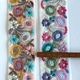 約5cm幅 レトロ花柄刺繍チュールリボン インド刺繍リボン ハンドメイドリボンキーホルダー バックチャーム資材 ピアスイヤリングパーツ 営業日即日発送