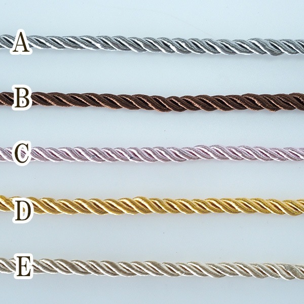 5mm幅 フランス製 編み込み紐ブレード 光沢糸ポリエステルブレードテープ サテンリボンブレード 手芸用編み込みリボンテープ 営業日即日発送 