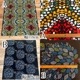 約120cm幅 アフリカンワックスプリント生地 キテンゲ コットン100% アフリカンバティック カラフルコットンプリント布 エスニック柄布生地販売 ベットカバー カーテン ロングスカート お弁当包み袋 巾着作り 営業日即日発送[ワールデザインbistarai]
