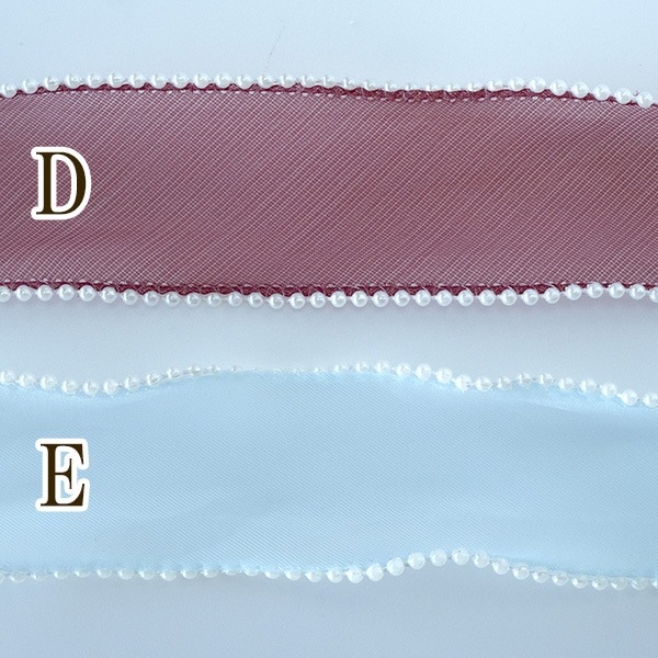 3.5cm幅 パール付きレースリボン シフォンリボン バックチャーム リボンチャーム キンブレリボン 量産系地雷系ファッションアクセサリー ケミカルレース お人形ドレス 和装ヘアアクセサリー ヘアゴム髪飾り ヘッドドレス 営業日即日発送 