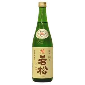 日本酒】旭若松 純米無ろ過生雄町100%緑ビン 720mL(徳島・那賀酒造