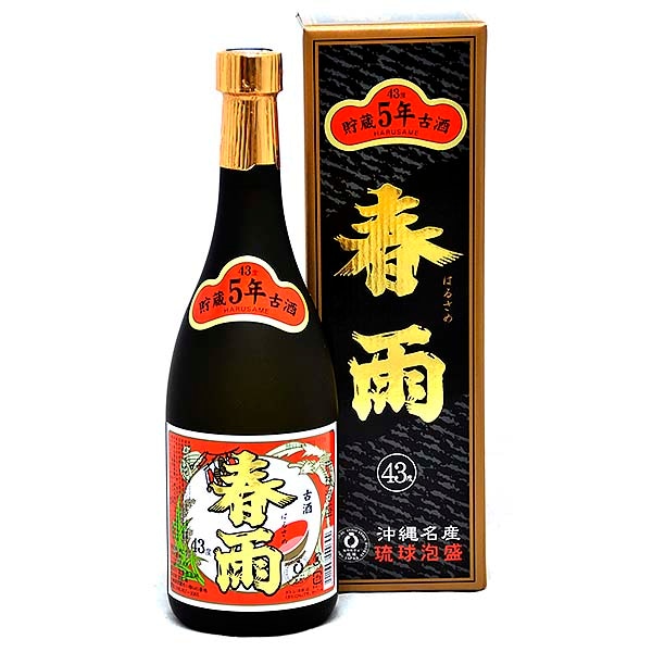 春雨 43度 古酒 泡盛 春雨 7年古酒 県知事賞 43度 720ml | 宮里酒造所 | 酒専門店鍵や