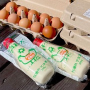 【清水クリーンファーム】平飼い有精卵と松田マヨネーズセット