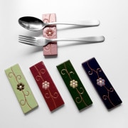 【スペインタイル絵付工房リベーラ】 カトラリーレスト 箸置き5個セット