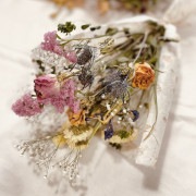 【ドライフラワー】スワッグ＊バラ＆アイリス