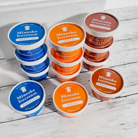 【みねおか工房】みねおかアイスクリーム12個セット