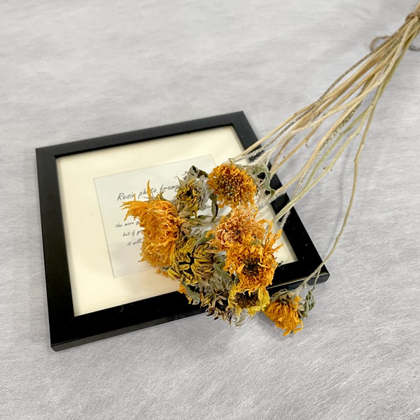 【ドライフラワー】ひまわり（オレンジ・イエローMIX）12本束