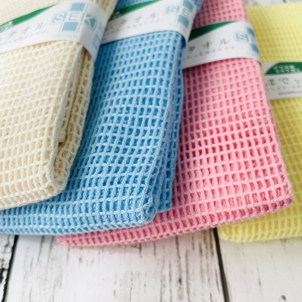 【枇杷倶楽部】抗菌・防臭 綿100%入浴用ぼでぃタオル