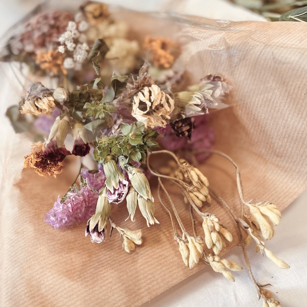 和モダン◇ 秋色紫陽花リーススワッグガーランドドライフラワーインテリア