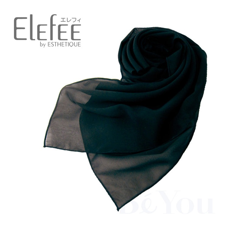 Elefee by ESTHETIQUE  E-3117-5 スカーフ ブラック