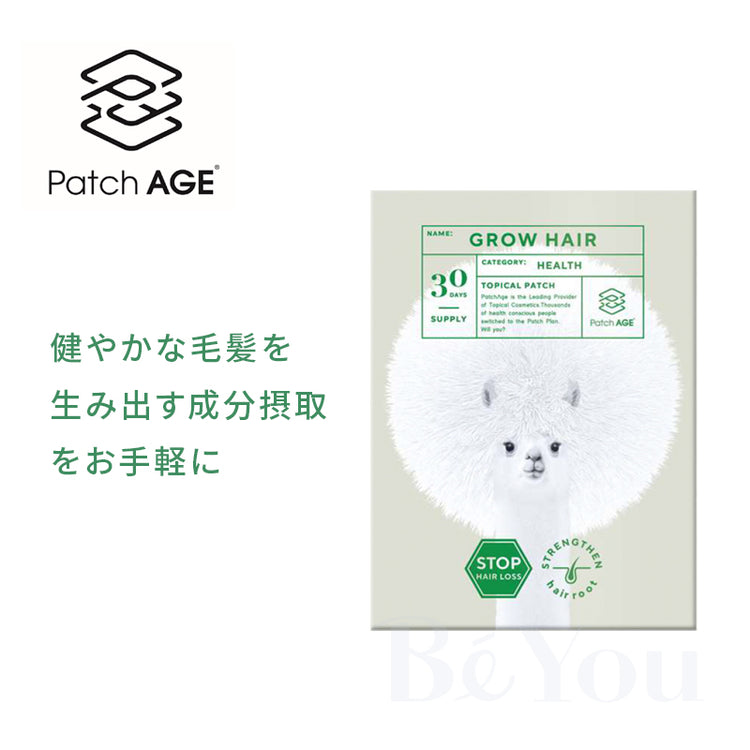 PatchAge Growhair(グローヘア)30Patch PatchAge Growhair（グローヘア） 30Patch | サプリメント