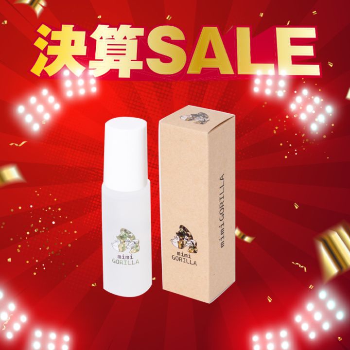 【決算SALE】耳ゴリラ 10g 耳掃除ローション（おためし綿棒セット）