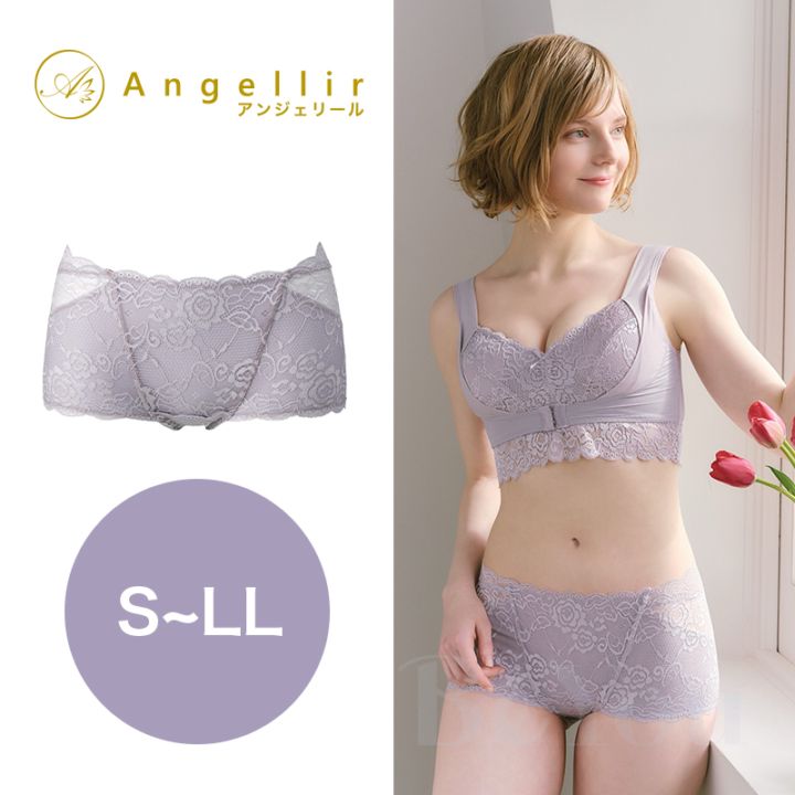 Angellir（アンジェリール）  キュッとふんわりショーツ アンティークグレー