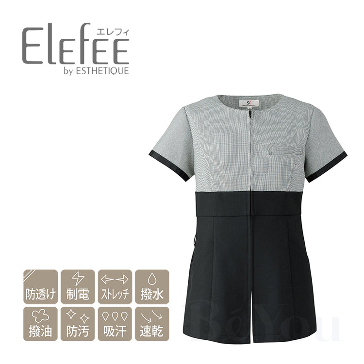 Elefee by ESTHETIQUE  E-3145-6 ジャケット チドリ 4L