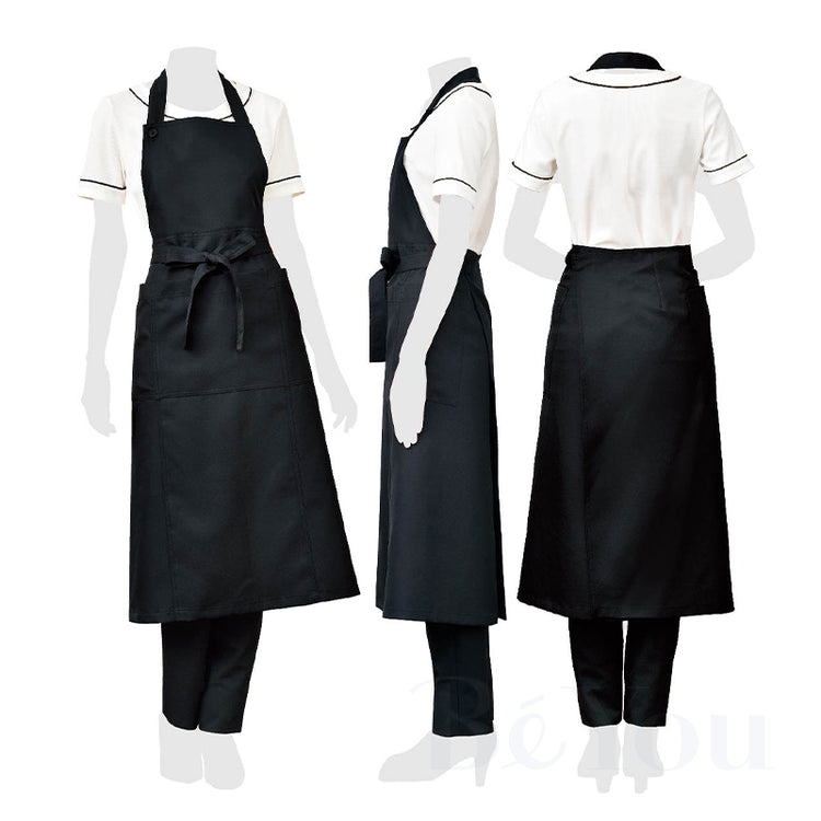 画像をギャラリービューアに読み込む, Elefee by ESTHETIQUE  E-3123-5 エプロン ブラック