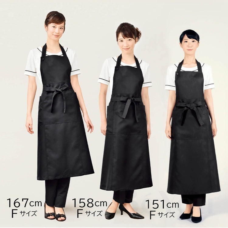 画像をギャラリービューアに読み込む, Elefee by ESTHETIQUE  E-3123-5 エプロン ブラック