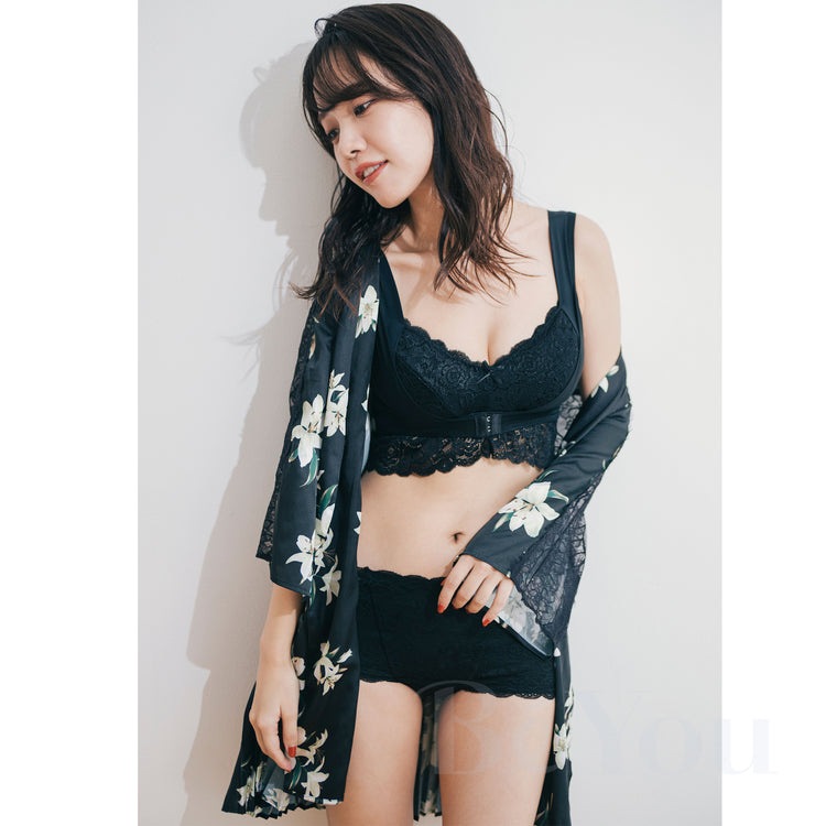 Angellir（アンジェリール） ふんわりルームブラ ブラック | 補正下着