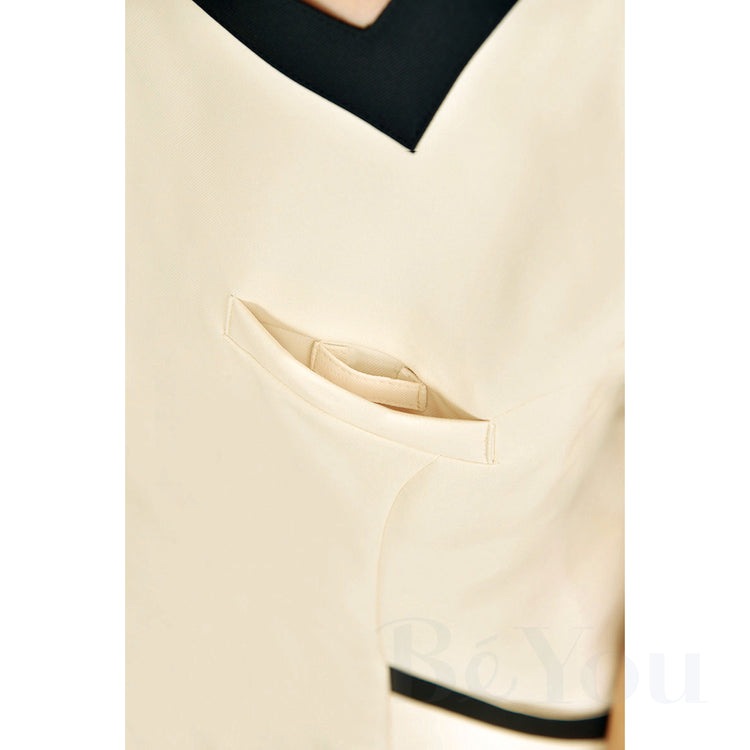 画像をギャラリービューアに読み込む, Elefee by ESTHETIQUE E-3133-7 ワンピースライトベージュ